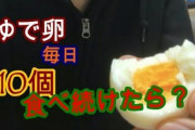 ゆで卵一日10個食べる生活を1ヶ月続けてみた結果ｗｗｗｗｗｗｗｗｗ