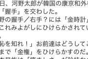 【朗報】河野外務大臣、イチャモンをつけてきた左翼を一撃で粉砕