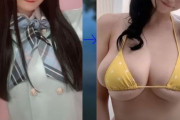 【画像あり】この女、どうやって服の中に巨乳を収納してんの？