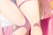 【画像】エロすぎる体した女の子、太ももだけでもシコれる