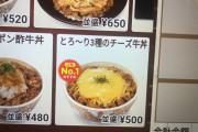 【画像】すき家の人気No.1メニューが決定ｗ