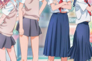 アニメに出てくる女子中高生、ミニスカばっかｗｗｗｗｗｗ