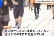 【悲報】スポーツ庁・運動能力調査 男子19歳までの多くの年代で低下 コロナ禍影響か