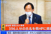 【悲報】愛知県、コロナ患者396人分の氏名を県HPに掲載してしまう