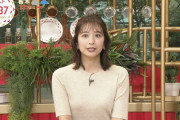 【画像】日テレの笹崎里菜アナがおっぱいアピール