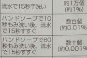 【速報】「手洗い用石鹸」必要無かったwwwww