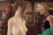 【速報】FF7RのエロMOD続報！エアリス全裸＆クラウド勃起MODプレイ動画公開！