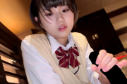 【エロ動画 素人】 ショートカットの可愛い制服美少女と割り切りセクロス