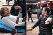 【悲報】白人さん、中国人お婆ちゃんを通りすがりに襲撃して病院送りに