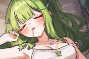 【ベッドの日】ベッドで寝てる女子達の二次エロ画像