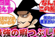 鷹の目のミホーク←最強の剣士です、1人で航海できます、農業やってます、料理うまいです