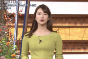 【画像】報ステの安藤萌々アナ、おっぱいの形を公開してしまう ※gifあり
