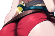 【画像】尻の形が丸見えな、女の子のエッチ画像まとめ