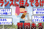 フランスに住んでるけど質問ある？【2ch面白いスレ】