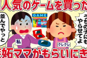 行列のできる人気ゲームを購入→嫉妬ママがもらいにやって来た【女イッチの修羅場劇場】2chスレゆっくり解説