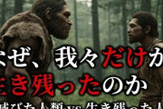 ネアンデルタール人「筋肉質です、脳味噌大きいです」←こいつが滅んだ理由
