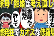 【2ch修羅場スレ】汚嫁母「離婚は考え直して」俺「汚物にしか見えないから無理」汚嫁のSDカードには間男との行為動画が！見た間嫁が発狂しカオスな修羅場にww