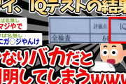 【バカ】ワイ、IQテストの結果が低すぎて完全に病気wwww【2ch面白いスレ】