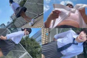 【素人】天気の良い日はやっぱりセックス！エッチ大好きな制服そよちゃんと部屋で秘密の中出しタイムッ！