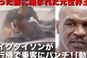 【悲報】マイク・タイソン氏が航空機内で若者の顔面を殴打　背後の席からしつこく絡まれる