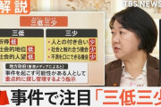 【画像】犯罪に走る「三低三少」の人