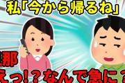 【2ch】一人で里帰りしてたけど予定より１日早く帰ることに→旦那に連絡したら反応が…おまけ付き【ゆっくり】