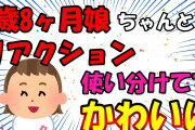 【2ch面白いスレ/ほのぼのスレ】1歳8ヶ月娘が、ちゃんとリアクション使い分けてて可愛い【ゆっくり解説】