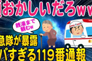 【2ch考えさせられるスレ】119番　救急隊員が暴露まじで迷惑な要請内容がこちらww【ゆっくり解説】