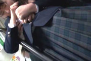 観覧注意※「いやっやめて下さい…」通学中の童顔JK女の子が途中下車が許されない満員バス内で鬼畜男に痴漢&レイプ