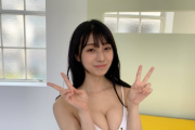 【画像】NMB48安部若菜、Fカップ爆乳水着姿がエロすぎる！FLASHスペシャルのグラビアオフショット写真にファン大興奮！