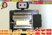 【悲報】スイーツ職人さん、10年かけて習得したスキルを、AIロボットに20分で追いつかれてしまう?