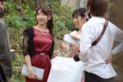 結婚式場付近でモデルのようなパーティドレスを着こなす挙式帰りの女子たちをナンパ！綺麗なフォルムの美女たちに中●しセックス決めちゃいました！！ 2