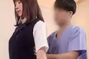 巨乳ミニ乳輪のJKがセクハラの痴漢マッサージの餌食に！制服着衣ハメ！その様子を隠しどり！