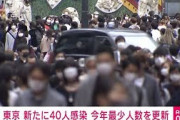 東京の新規感染者40人　今年の最少人数を更新(2021年10月17日)