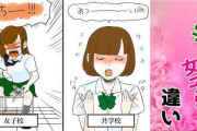 【画像】女子校と共学の違いwwwｗｗｗｗ
