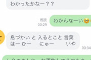 風俗客「は～ひ～にゅーいやー?」（爆笑やろなぁ）風俗嬢「…」