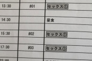 【画像】女さん、1日にセ●クスの予定を3回も入れてしまう・・・ｗｗｗｗ