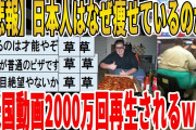 【2ch面白いスレ】【悲報】日本人はなぜ痩せているのか？米国動画が2000万回再生されてしまうｗｗｗｗｗｗｗｗｗ　聞き流し/2ch天国