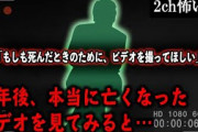 【2ch怖いスレ】「もしも死んだときのために、ビデオを撮ってほしい」半年後、本当に亡くなった。ビデオを見てみると…【ゆっくり解説】