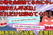 【2chスカッと】私「私の仕事道具と私物捨てたの？」ミニマリスト夫『隠しただけ！物がないっていいでしょ？』聞く耳持たずの夫にコトメ召喚→夫『姉さん帰ってえ！俺の家から出て行ってよお！』【ゆっくり解説】