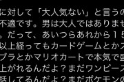 美女さん「男は大人になれない生物。ポケモンとかワンピースとかずっと追ってる、大人なわけないだろ」