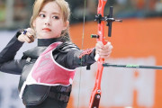 【画像】美少女すぎるアーチェリー選手現わる