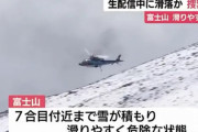 富士山の滑落ニコ生配信者の動画TEDZUさんの原因や場所から発見される