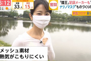 【画像】女さん、マスクで顔を隠しても身体が丸見え