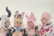 【画像】ドスケベコスプレイヤーさん、撮影会でカメラマンのエッチな要求に答え過ぎてしまうw