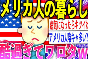 【2ch面白いスレ】経済大国アメリカの暮らしが辛すぎるんだがww【ゆっくり解説】