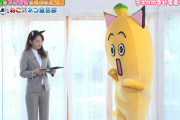 H画像案内【竹﨑由佳アナ　ピタパンのスーツで土手がクッキリ！パンツスーツで猫耳を装着してナナニャとネコ宣伝部】