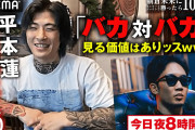 【悲報】平本蓮「こんな企画で素人ぶっ飛ばして路上最強と言ってるお前は本当にバカだ」　朝倉未来１０００万企画を酷評