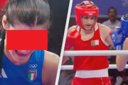 【衝撃動画 素人】 パリ五輪、トランスジェンダーの女子ボクサーの試合、予想通りヤバい事になる