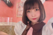 【画像】中川翔子さん、メイド服がミニ過ぎて見えそう